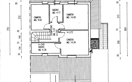 Abbinata con giardino alle porte della città